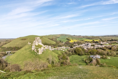 Corfe Castle Dorset UK 2024